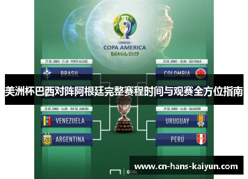 美洲杯巴西对阵阿根廷完整赛程时间与观赛全方位指南