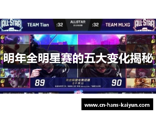 明年全明星赛的五大变化揭秘 明年全明星赛的五大变化揭秘